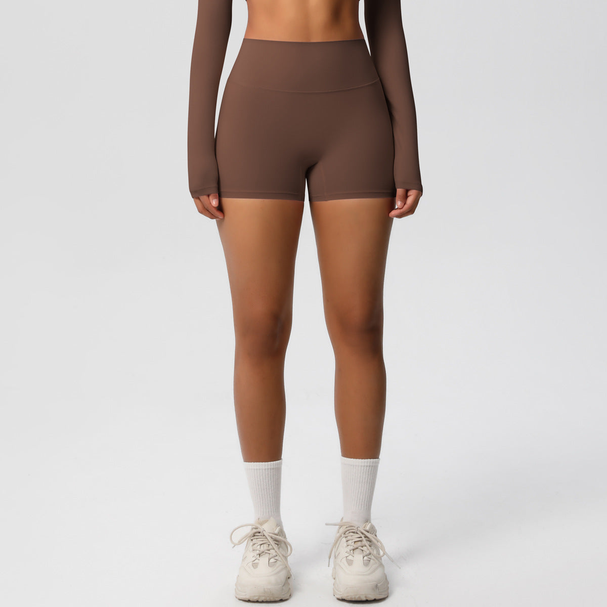High Waist Yoga Running Fitness Shorts