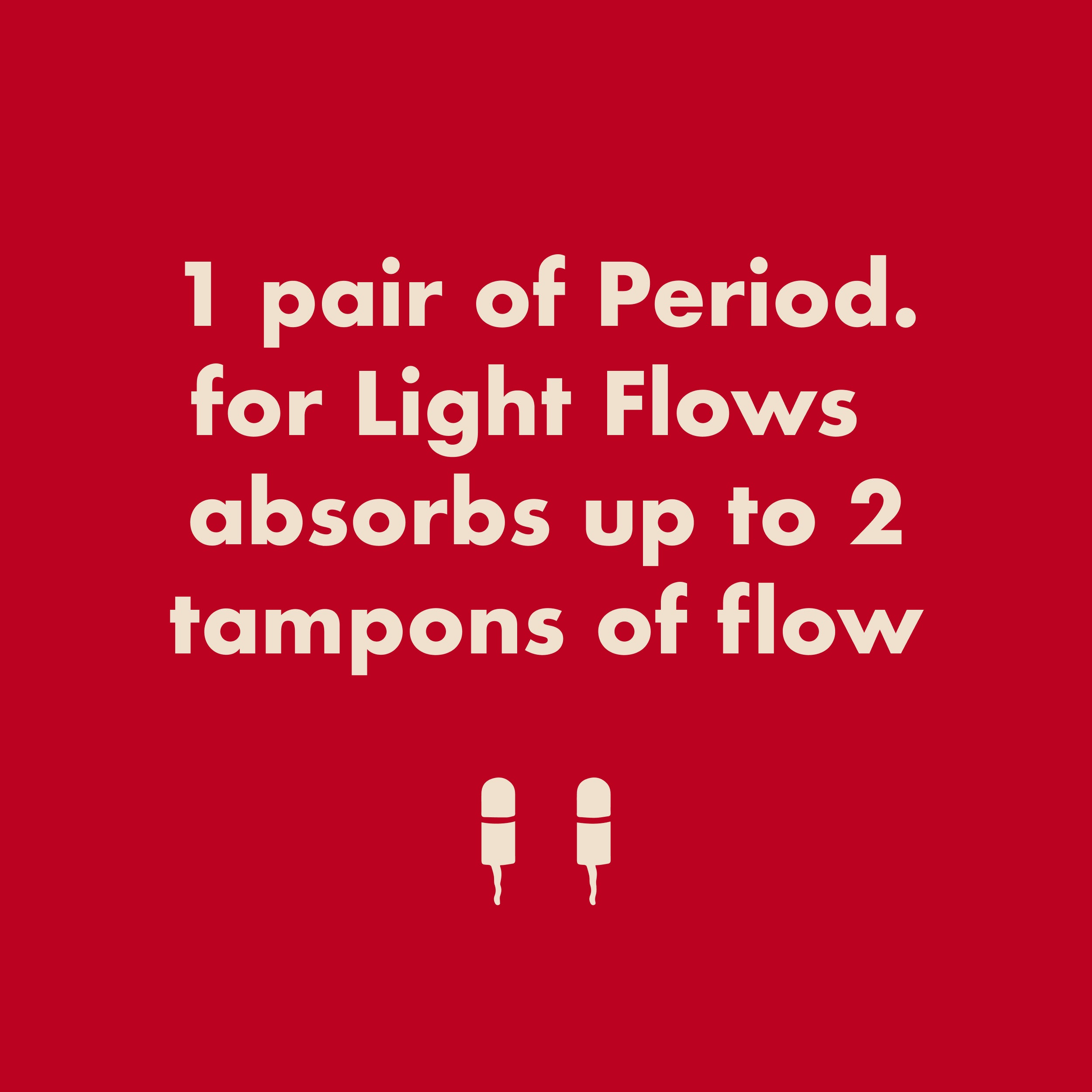The Thong Period. in SportyStretch™ For Light Flows
