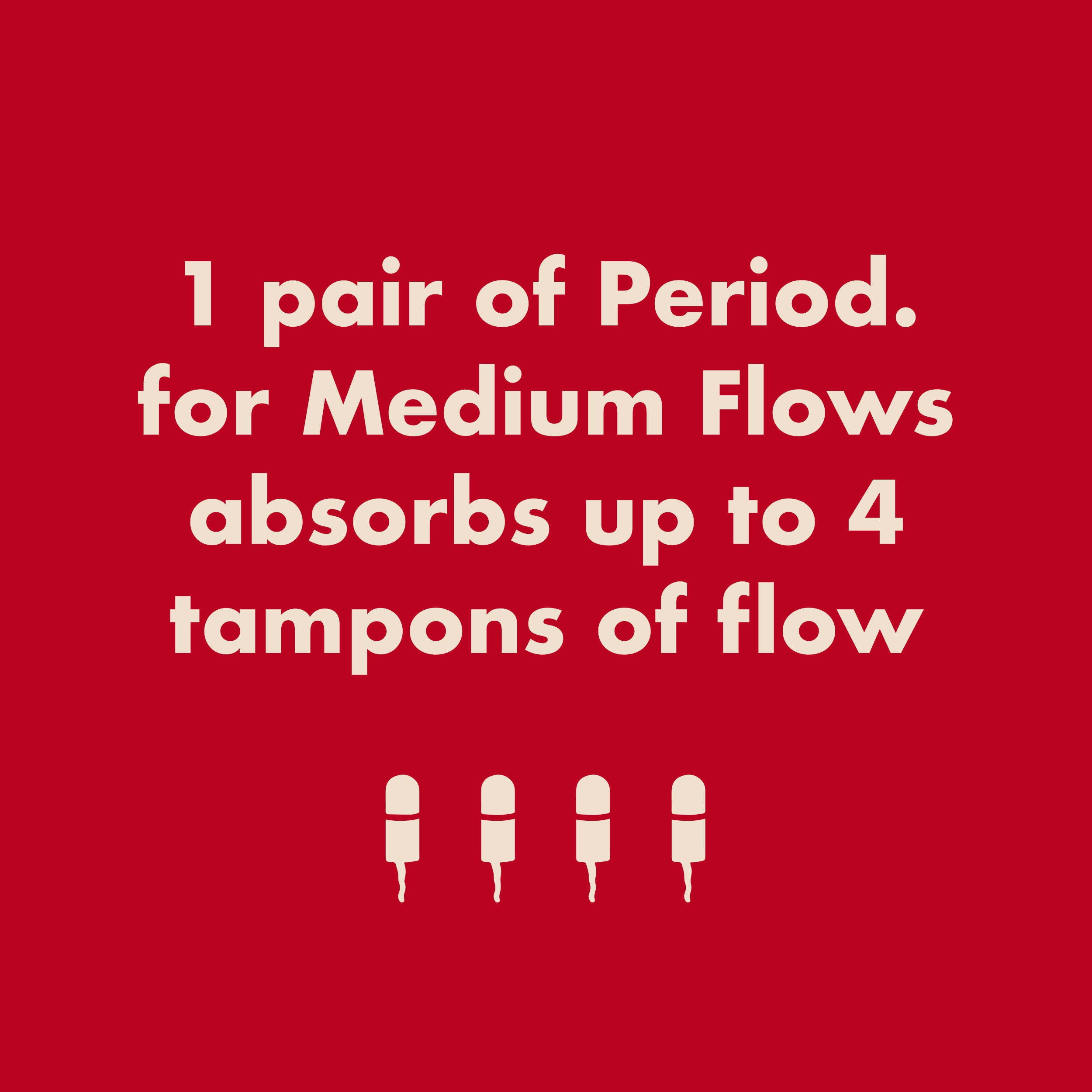 The High Waisted Period. in Microfiber For Medium Flows