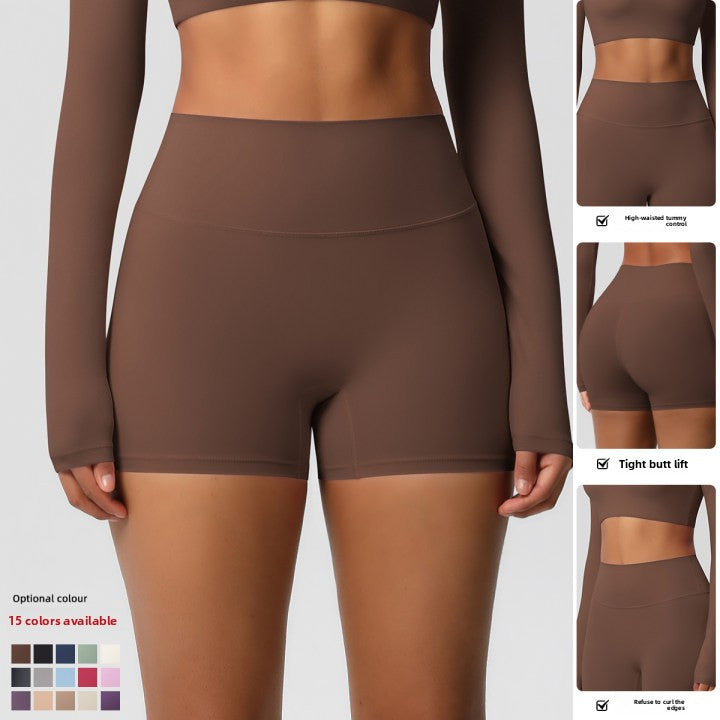 High Waist Yoga Running Fitness Shorts