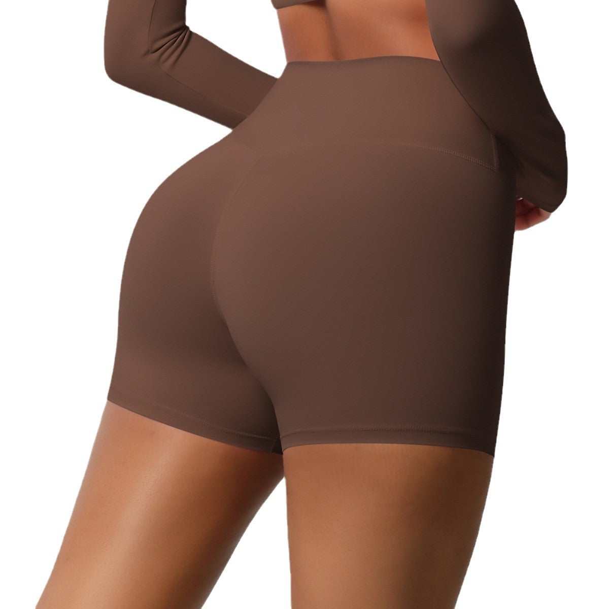 High Waist Yoga Running Fitness Shorts